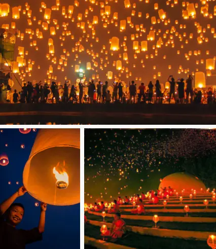 Yi Peng Lantern Festival in Chiang Mai 2019