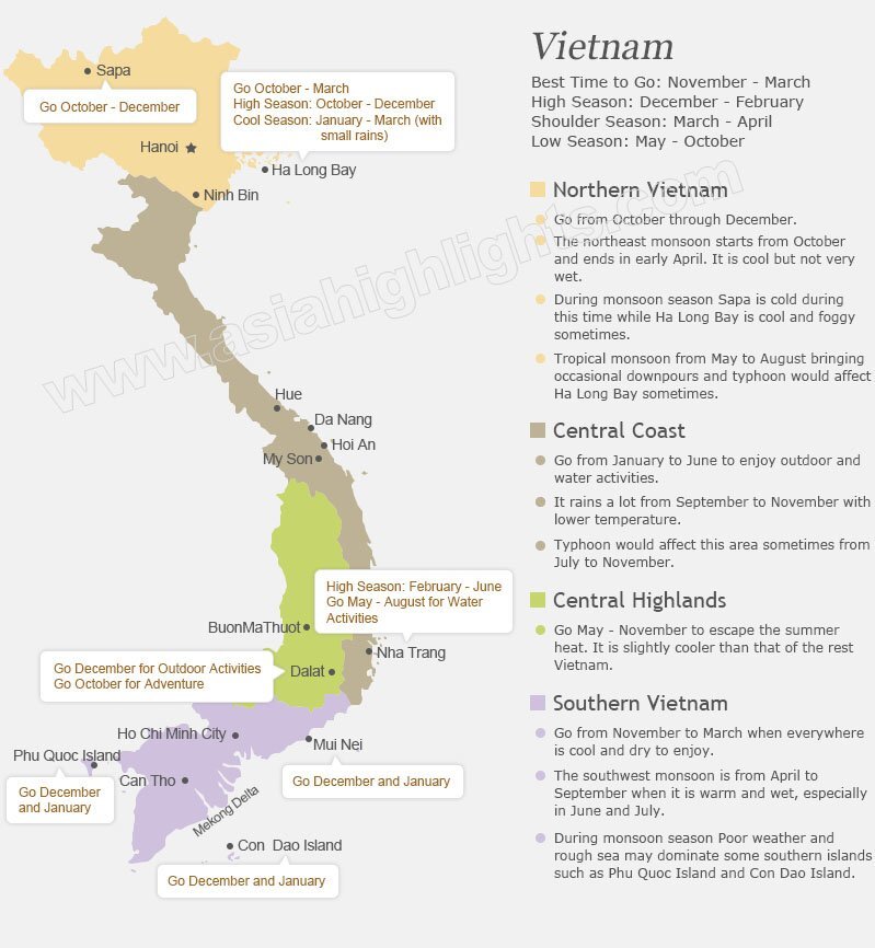 Vietnam Weather Guide And When To Visit Asia Highlights | Hot Sex Picture